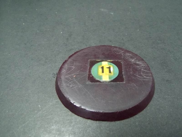 BOTÃO DE GALALITE DA SCHARLAU MEDINDO 43.3MM