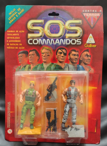 S.O.S. COMMANDOS CONTRA O TERROR / ARMAS E BASE #0801
