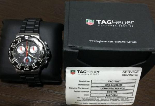 Rel gio Tag Heuer Formula 1 Swiss made Caixa em a o 42 mm