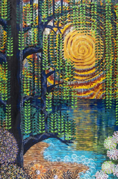 Arte . BENEDITO CALIXTO. o.s.t - 37,4x76,2 cm - assinado no ci foto 3