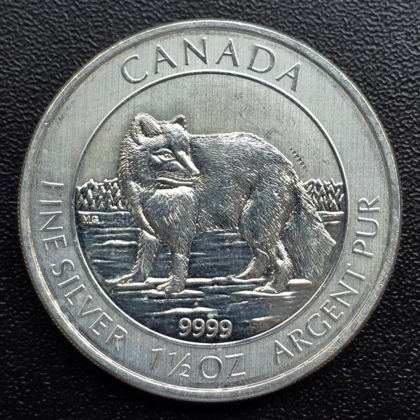 Moeda do Canadá - 8 Dólares 2014 - Proof - 1 1/2 Oz - Prata (999,9