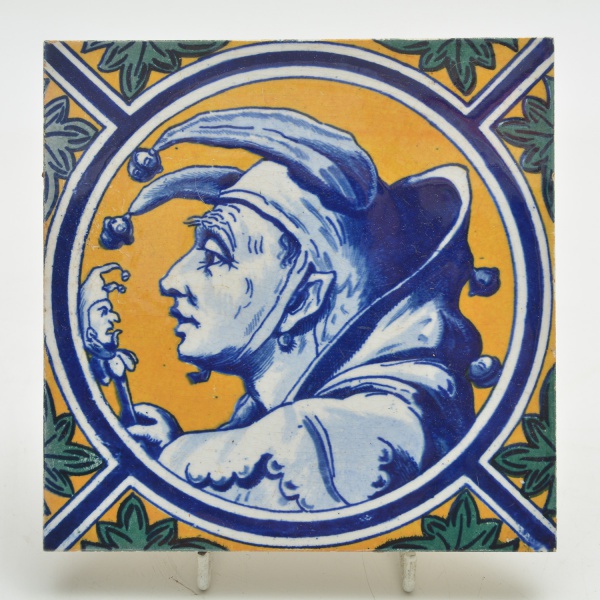 Joias . Azulejo decorativo figurativo, Boch Frères, La Louvière foto 4