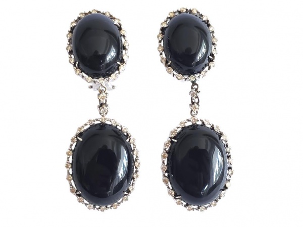Joias . CONJUNTO ANEL E BRINCOS ORIGINAIS CARLA AMORIM EM OURO foto 6