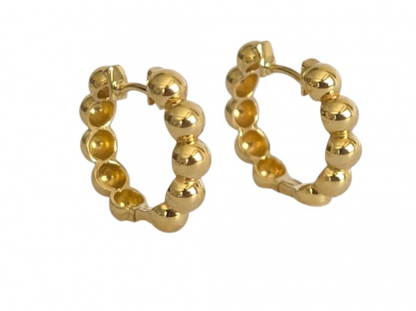 Joias . CONJUNTO ANEL E BRINCOS ORIGINAIS CARLA AMORIM EM OURO foto 8