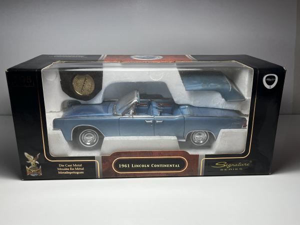 1961 Lincoln Continental Conversível Azul Metálico - S