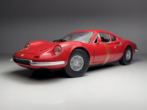 Ferrari 328 GTS Vermelho - Anson Escala 1/18 miniatura