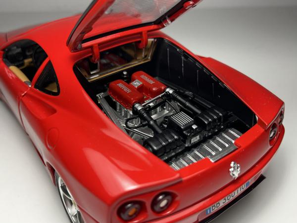 Ferrari 360 Modena Vermelho - Burago Escala 1/18 miniat