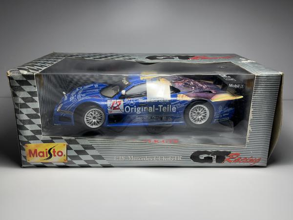 Mercedes Benz CLK-GTR Azul e Amarelo #12 Original-Teile