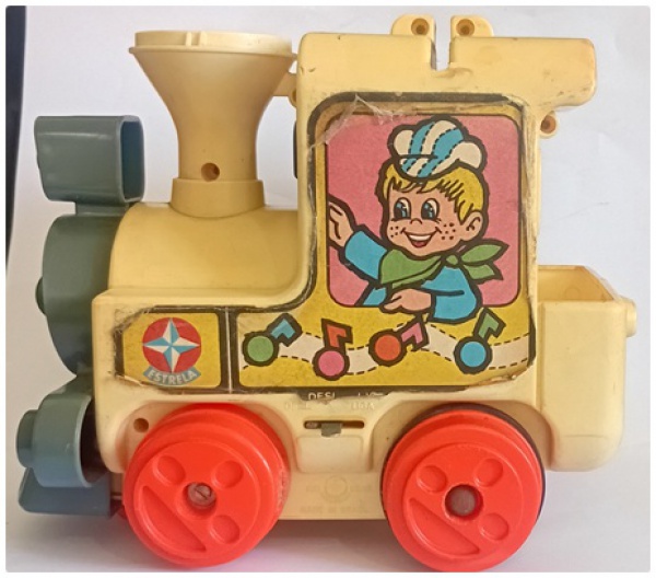 Joias . BRINQUEDO ANTIGO - TRENZINHO MUSICAL DA ESTRELA ITEM ANOS 70 NÃO POSSUI OS ...