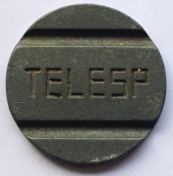 Joias . TOKEN ( BRASIL ) #246 ANTIGA FICHA DE TELEFONE " SA foto 3