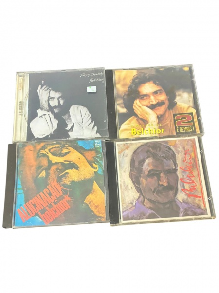 Joias . 5 CDs de Djavan, 1 - Luz; 2 - Novena, capa com trinco; foto 2