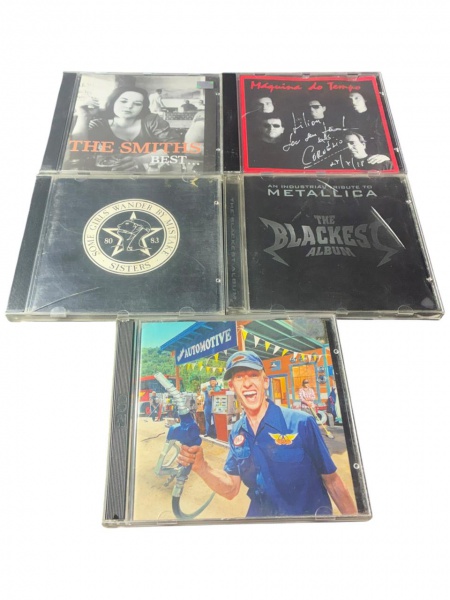 Joias . 5 CDs de Djavan, 1 - Luz; 2 - Novena, capa com trinco; foto 3