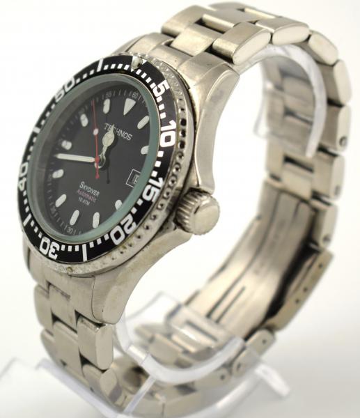 Relogios . TECHNOS SKYDIVER - AUTOMÁTICO  - Maravilhoso Relógio Masculino Com Caixa em Aço ...