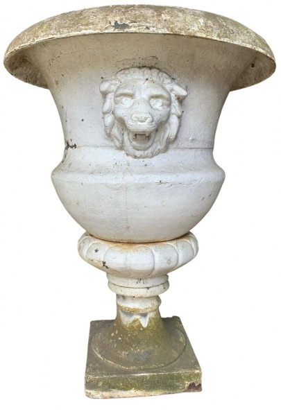 Joias . Antigo vaso em ferro fundido possivelmente século 19 , foto 2