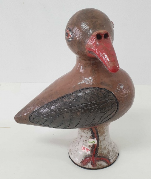 Joias . Thiago Amorim | Atobá | Escultura em cerâmica | 30x24x16cm | Assinada