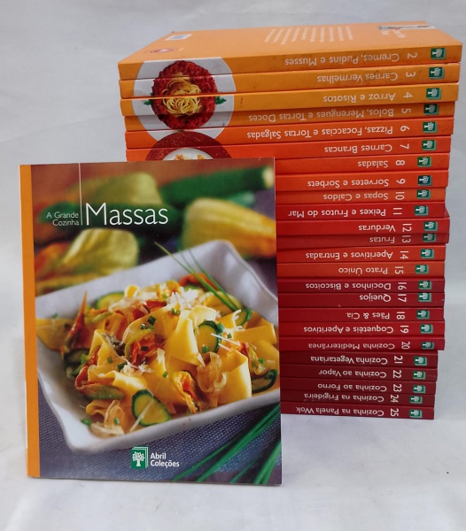 Joias . Coleção 25 volumes A grande cozinha Abril Coleções capa dura bom estado de ...