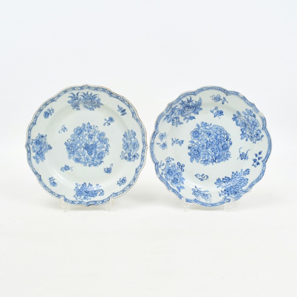 Antiguidades . CIA DAS ÍNDIAS, SÉCULO XVIII, período Qianlong (1736 - 1795) - 02 antigos ...