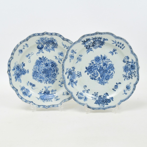 Antiguidades . CIA DAS ÍNDIAS, SÉCULO XVIII, período Qianlong (1736 - 1795) - 02 antigos ...