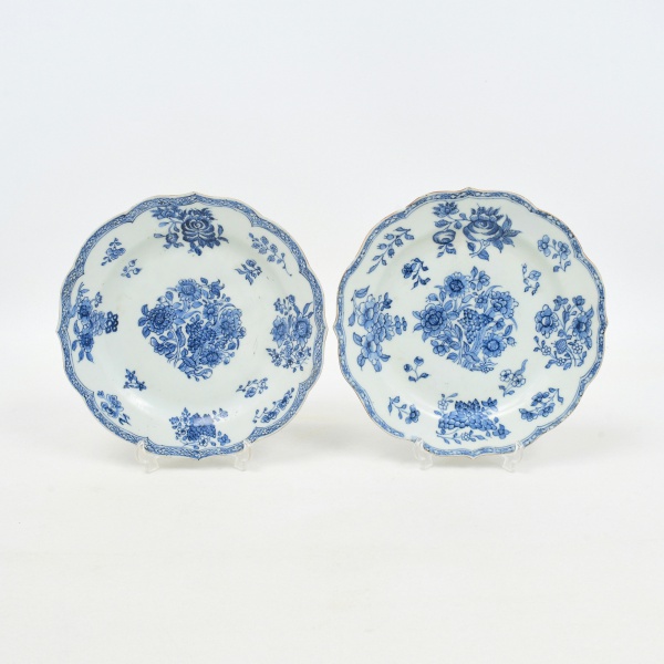 Antiguidades . CIA DAS ÍNDIAS, SÉCULO XVIII, período Qianlong (1736 - 1795) - 02 antigos ...