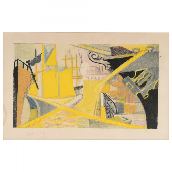 Antiguidades . ANDRÉ LHOTE (Bordeaux, 5 de julho de 1885 - Paris, 24 de janeiro de 1962) - ...