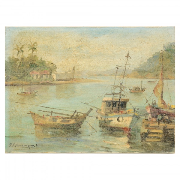 Antiguidades . L.  IZOLDA L. LANDMAYER (Nascimento 1929 - Curitiba PR - 2 de julho)  - ...