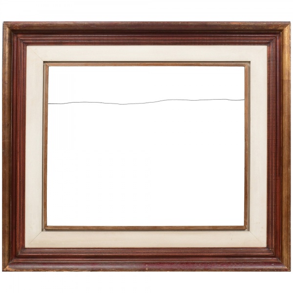 Antiguidades . Moldura em madeira nobre, com paspatour, medindo 62 x 50 cm (MI) e 90x 78 cm ...