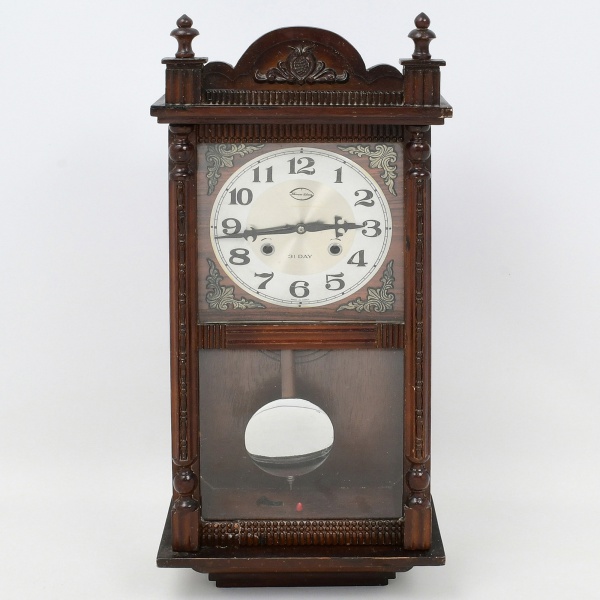 Relogios . Relógio vintage de parede THREE STAR, 31 DAY, Sam Sung Watch Co. and Ltd. Caixa ...