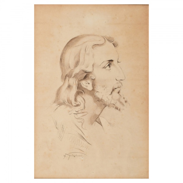 Antiguidades . HENRIQUE GOLDSCHMIDT -  (1867, Rio de Janeiro, RJ - 1952) - "Cabeça de ...