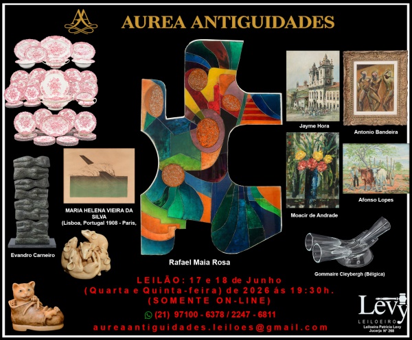 Antiguidades . CAPA DO CATÁLOGO DO LEILÃO 61010