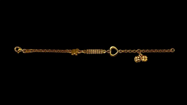 Arte . IMPORTANTE PULSEIRA ITALIANA EM OURO 18K em ouro 18k (7 foto 8