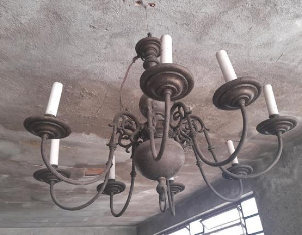 Joias . ANTIGO TIMÃO EM BRONZE . MEDIDAS : DE GARRA A GARRA 74 foto 4