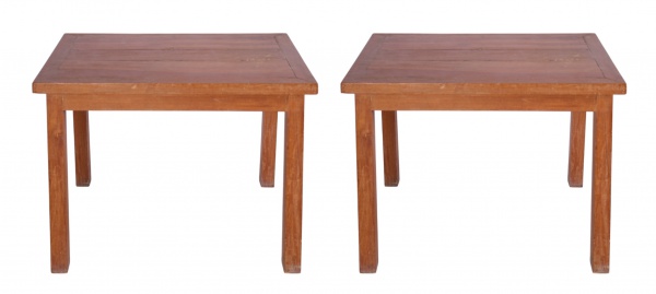 Joias . Mesa de centro com duas prateleiras em vidro e duas col foto 7