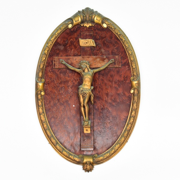 Joias . Escultura de arte sacra séc XVIII em madeira com olhos foto 8