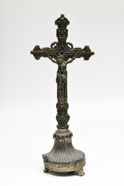 Joias . Escultura de arte sacra séc XVIII em madeira com olhos foto 7