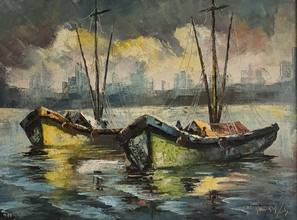 Arte . SYLVIO PINTO (Rio de Janeiro, RJ, 1918 idem, 1997) ól foto 6
