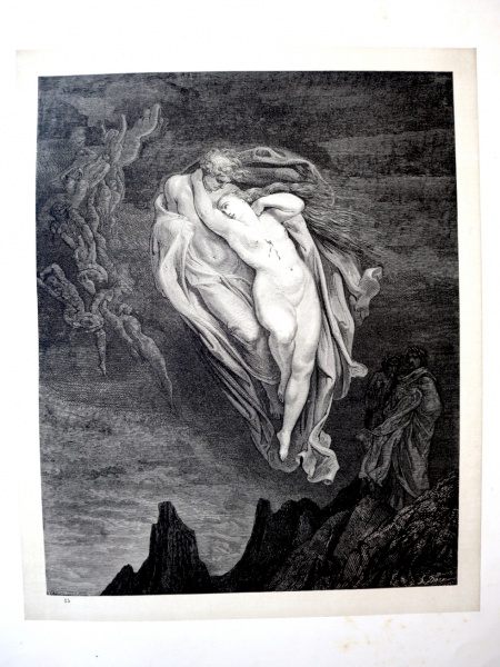 その他 gustave Gustave Doré, 164 ans de antiguidade! UMA (01) PRANCHA (papel) de