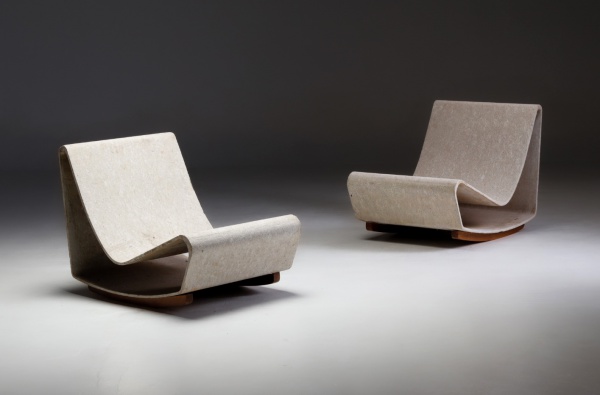 Joias . Willy Guhl - Eternit - Brasil, C.1960 - Espetacular e raro par de poltronas ...