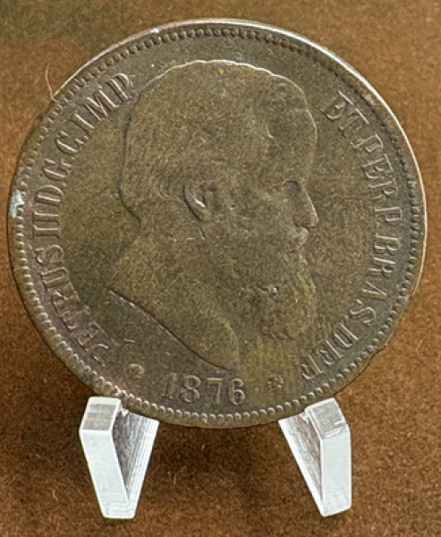 Joias . MOEDA DO BRASIL 2000 RÉIS 1851 PRATA 0.917 25,5g. foto 2