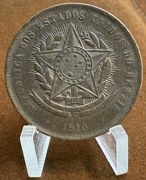 Joias . MOEDA DO BRASIL 2000 RÉIS 1851 PRATA 0.917 25,5g. foto 8