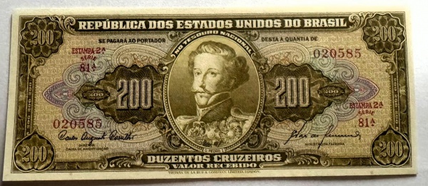 Joias . CR141aSFL2 - Cédula Brasil - 100 Mil Reis - 1924 - RARA foto 5