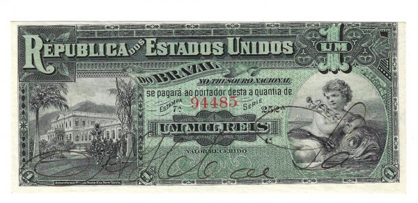 Joias . RR542 - Cédula Brasil - 500 Cruzeiros - RARA - 1958 - C foto 3