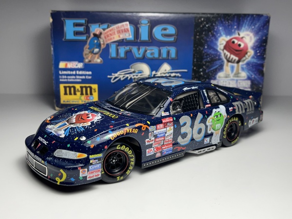 1999 Pontiac #36 M&Ms Millennium Ernie Irvan Azul Escur