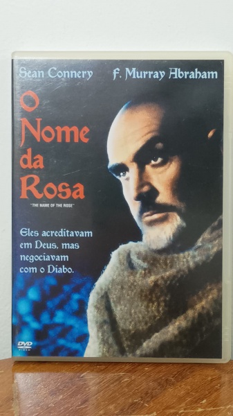 Joias . DVD filme - O nome da rosa - com Sean Connery - Usado em ótimo estado. Capa ...