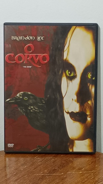 Joias . DVD filme  - O corvo - com Brandon Lee - Usado em ótimo estado. Capa original ...