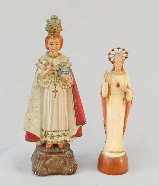 Joias . ARTE SACRA, uma (1) antiga palma para dois lumes de fix foto 3
