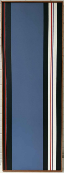 Charoux - 1978 - Acrílica sobre tela. Assinado no verso. Med. 100x35cm.