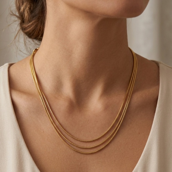 Lote 1 Colar H STERN em ouro amarelo 18k. Comprimento total: 39,5cm. Peso total 16,6 ... Valor inici