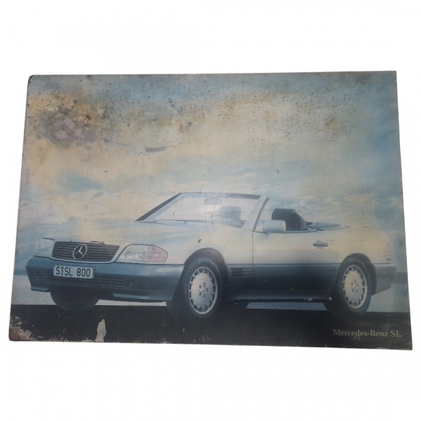 Quadro Mercedes Benz SL Possui desgastes