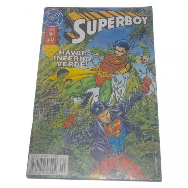 HQ Quadrinho Gibi - Superboy - Número 20 - Edição 1998