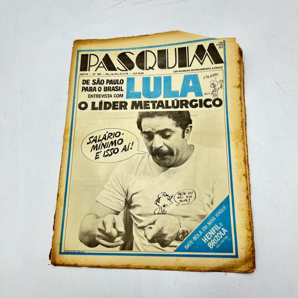 Jornal Pasquim Ano IX Nº456; 1978. Raro. Possui marcas